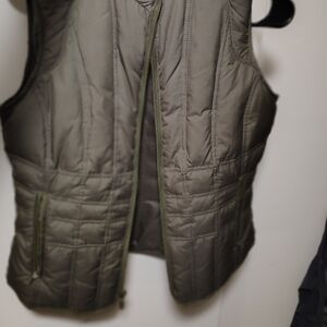 Eddie Bauer Olive Green Down Jacket
